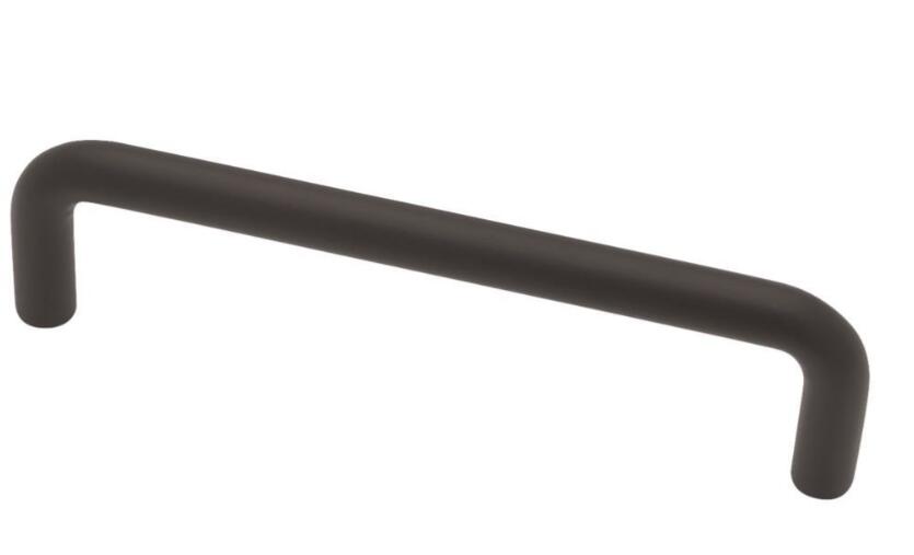 Liberty Hardware P604DC-FB-C Pull 4" Center to Center Flat Black