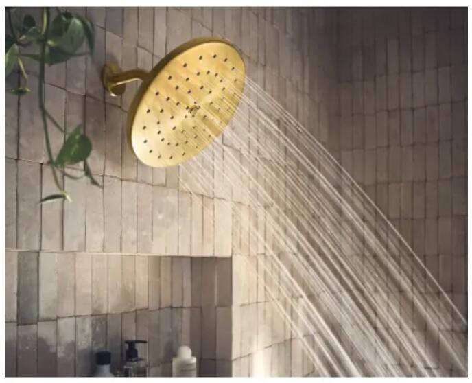 Moen UT3362BG Cia Shower Only Trim Package with Single Function Shower Head Gold