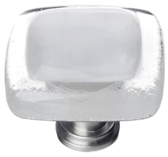 Sietto K-710 Reflective 1-1/4 Inch Square Cabinet Knob