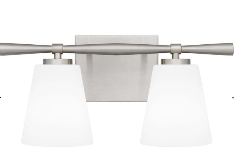 Quoizel BID8616BN - Brindley Bathroom Vanity 2-Light - Brushed Nickel