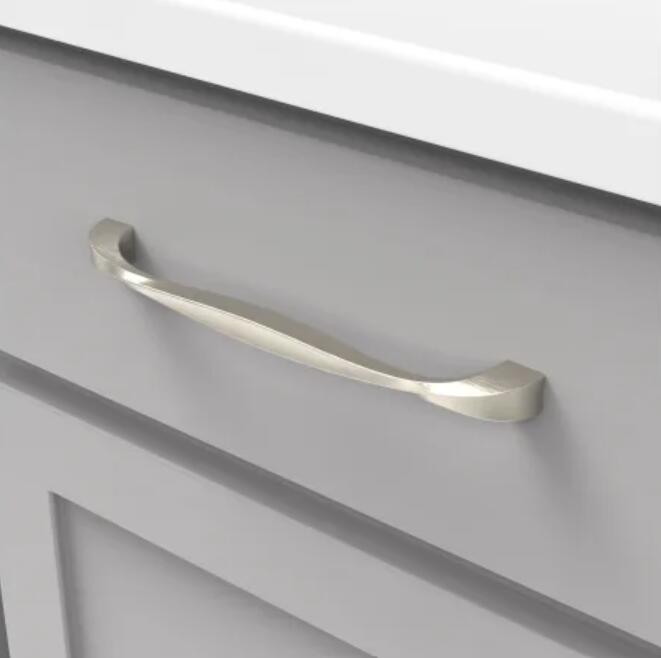 Hickory H076019-14 - Twist 7-9/16" Center to Center Drawer pull- Polished Nickel