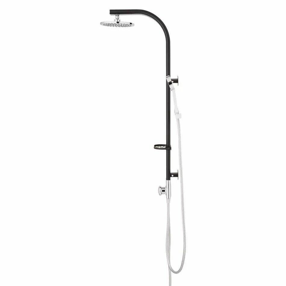 Signature Hardware - Tilley Outdoor Shower Panel with Hand Shower - Black