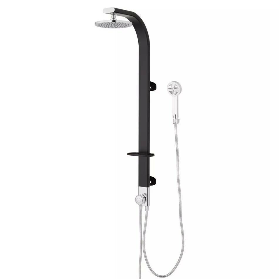 Signature Hardware - Tilley Outdoor Shower Panel with Hand Shower - Black