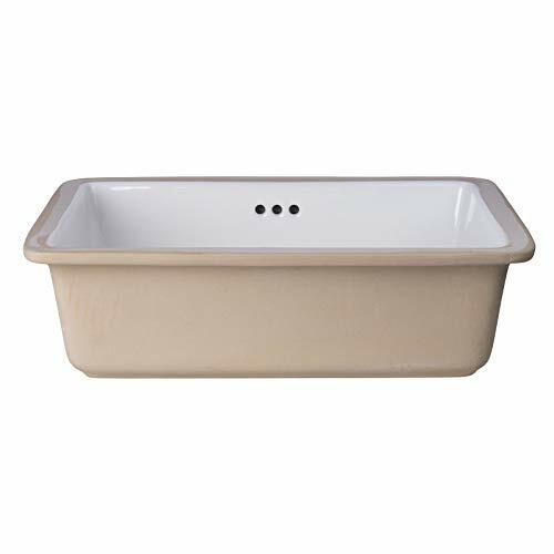 Miseno MNO1713BWH 20"X16" Rectangular Undermount Bathroom Sink w/Overflow-White