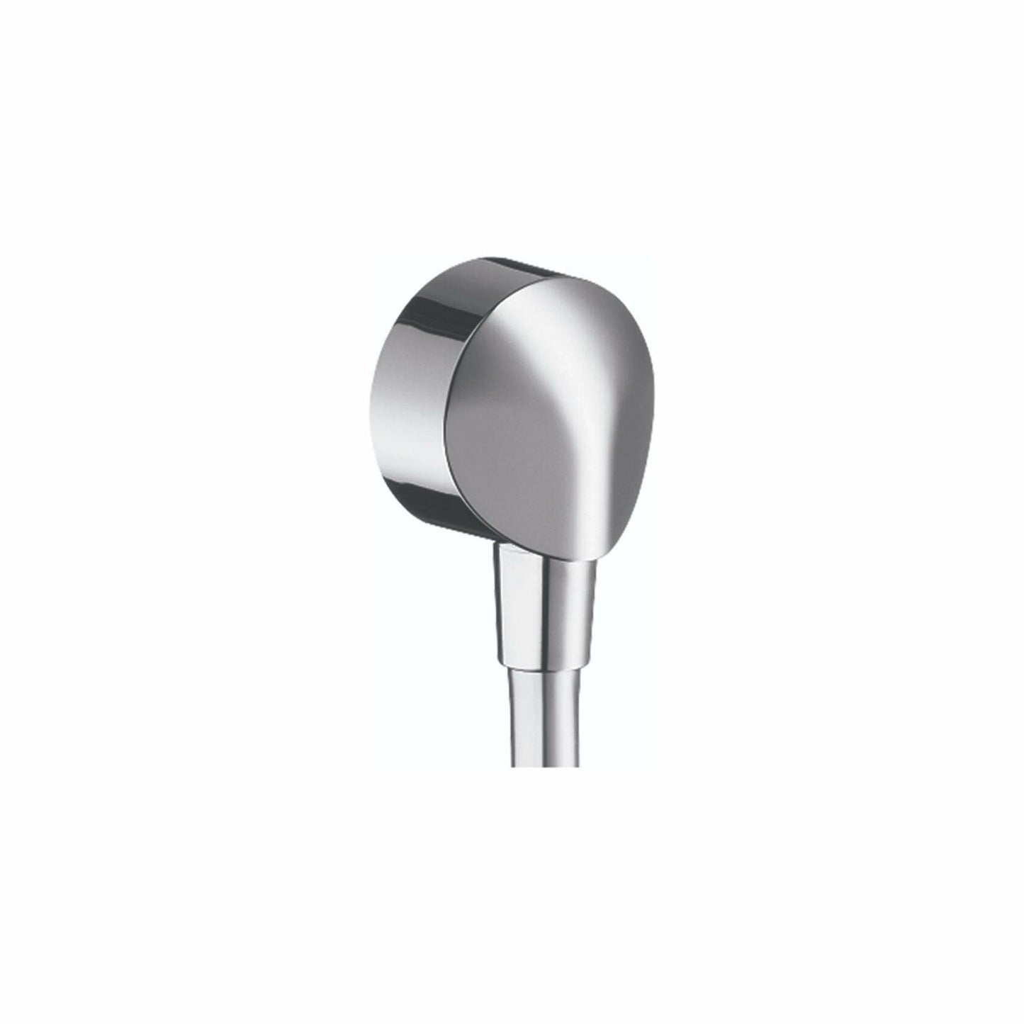 Hansgrohe Check Valves Round 2-inch Chrome, 27458003 Wall Outlet