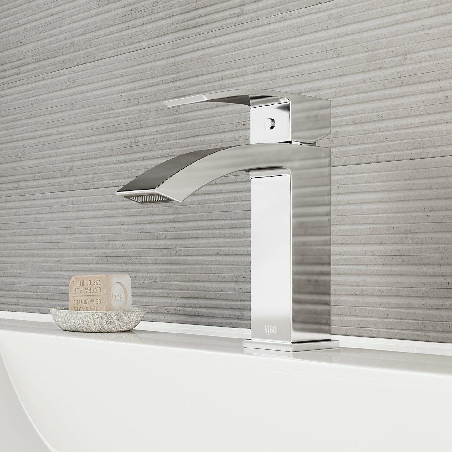 Vigo VG01015CH Lavatory Faucet - Single Hole - Chrome