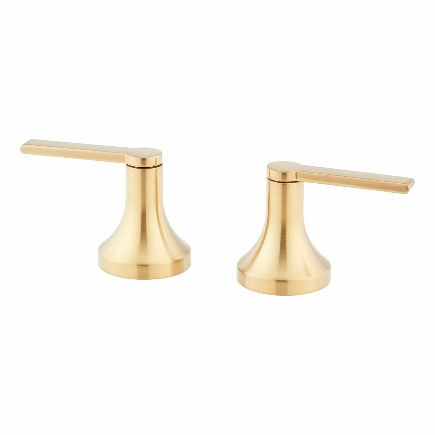 Signature Hardware 498619 Lentz Lever Roman Tub Faucet Handles - Brushed Gold
