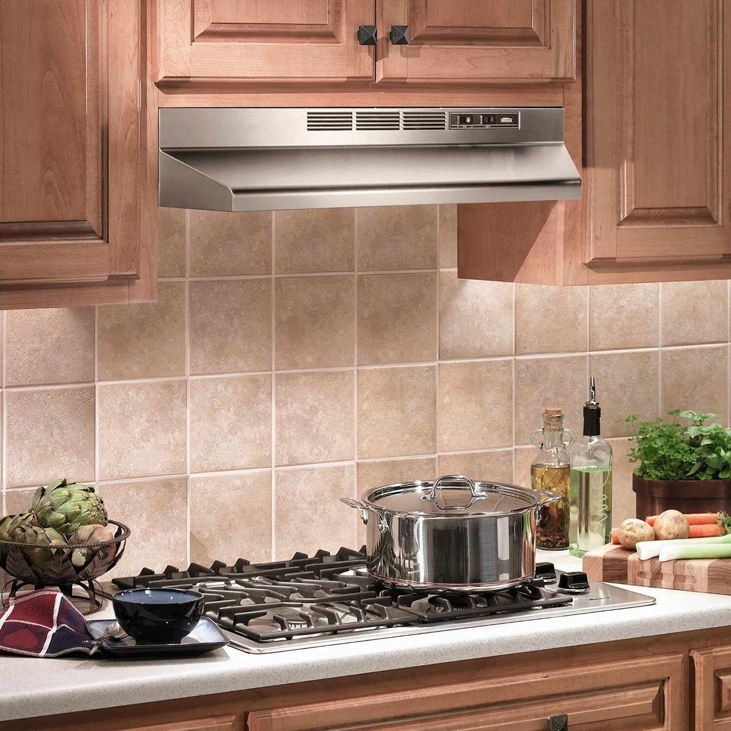 Broan-NuTone 413604 Non-Ducted Ductless Range Hood Insert with Light