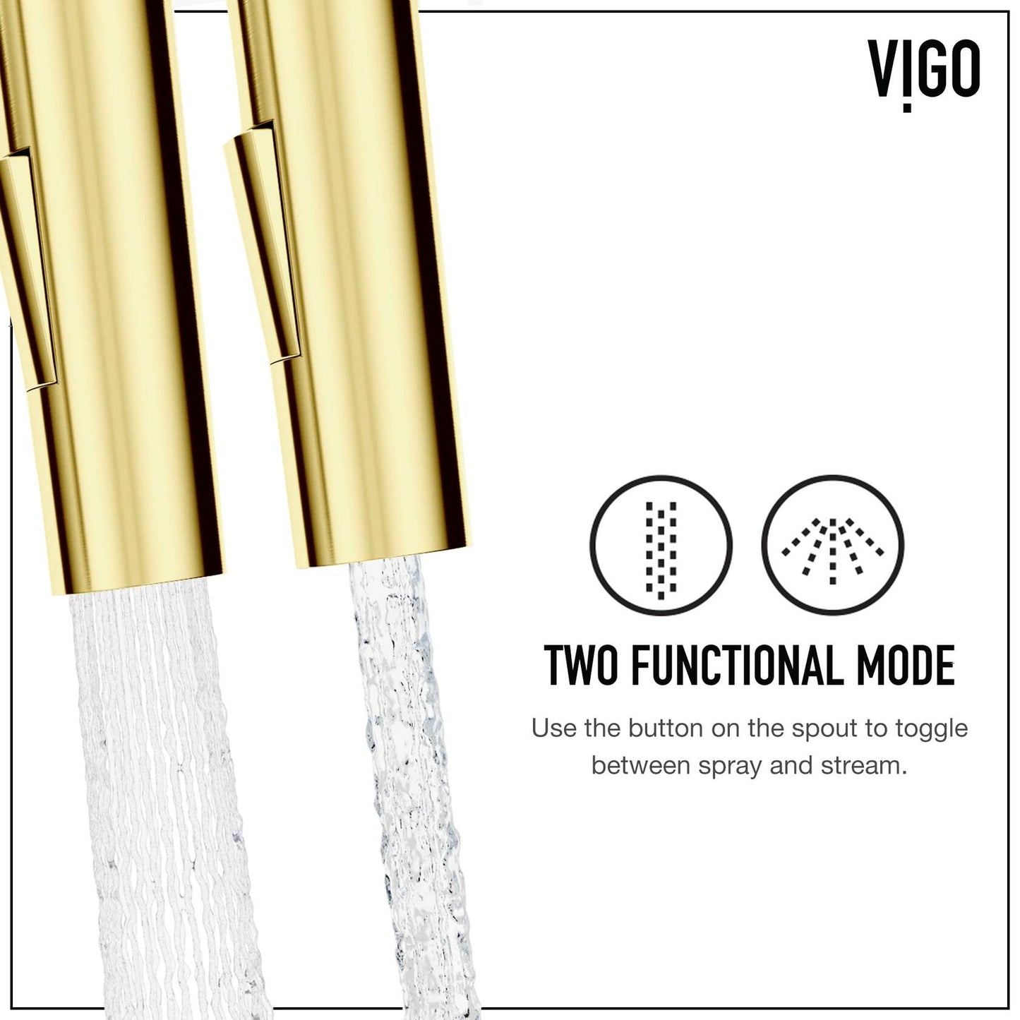 VIGO Greenwich 18'' H Single Handle Pull-Down Sprayer Set with Soap Dispenser