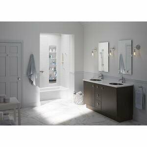 KOHLER K-45903-CP Hydrorail-H Bath and Shower Column, Polished Crome
