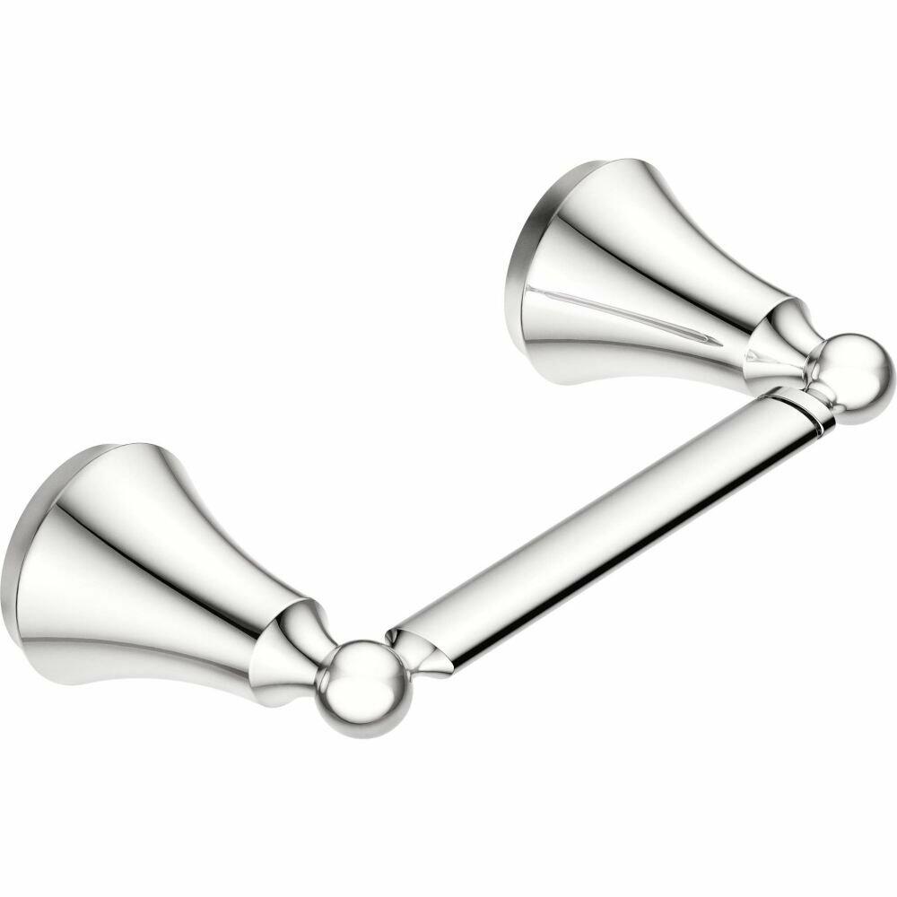 Moen YB5208CH Wynford Double Post Pivoting Toilet Paper Holder, Chrome