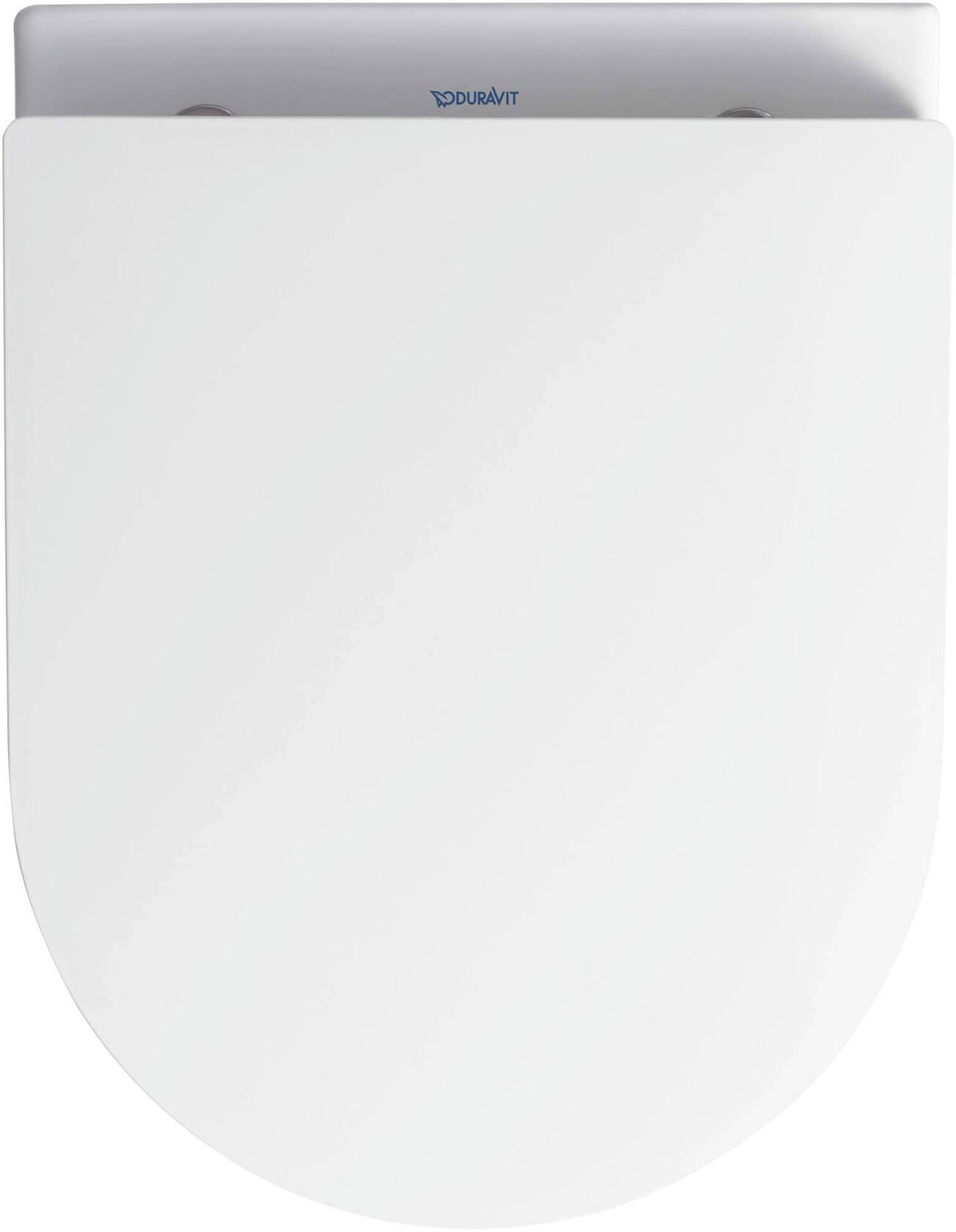 Duravit 0020190000 ME by Starck Closed-Front Toilet Seat with Soft Close - White