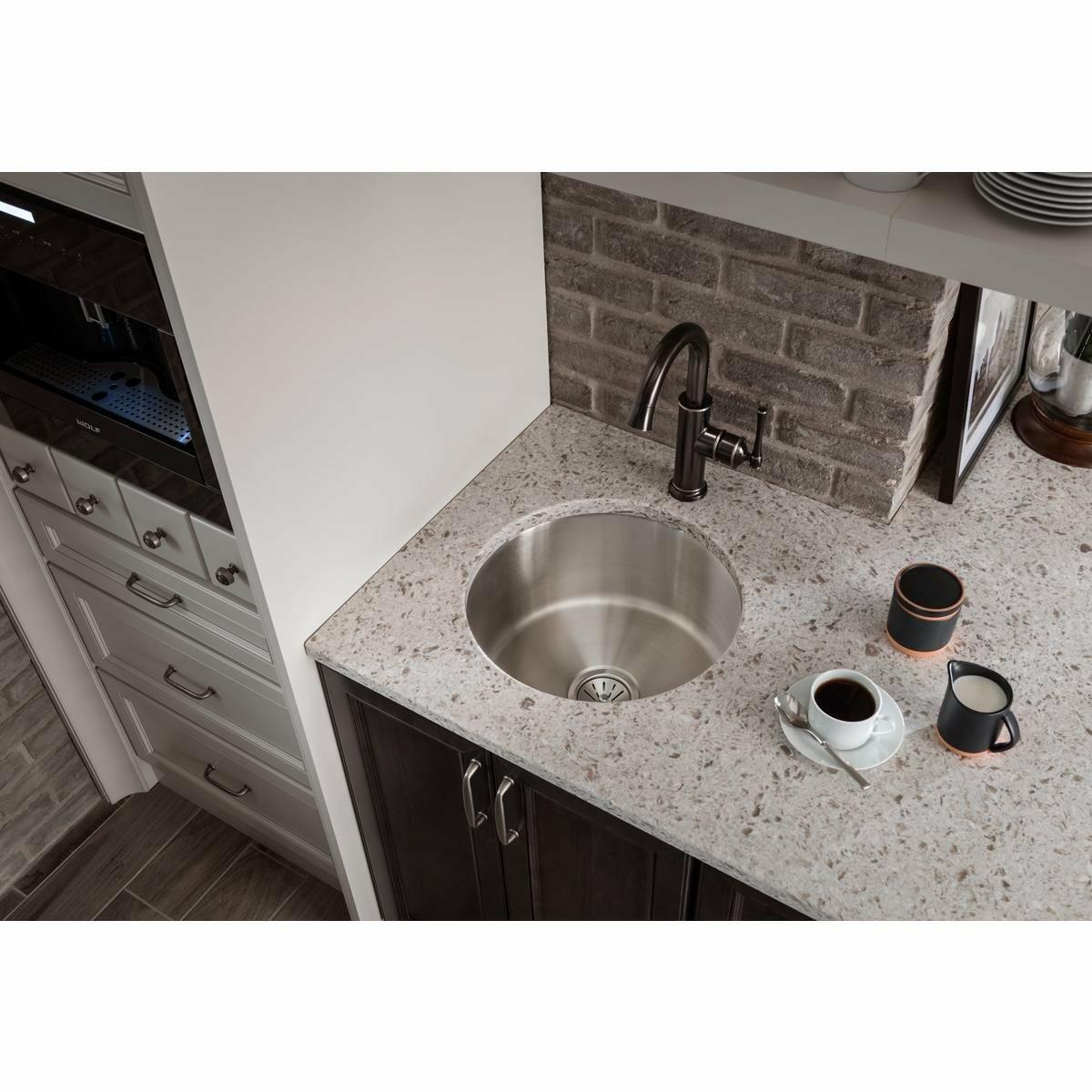 Elkay Explore LKEC2012AS Single Hole Bar Faucet with Forward Only Lever Handle