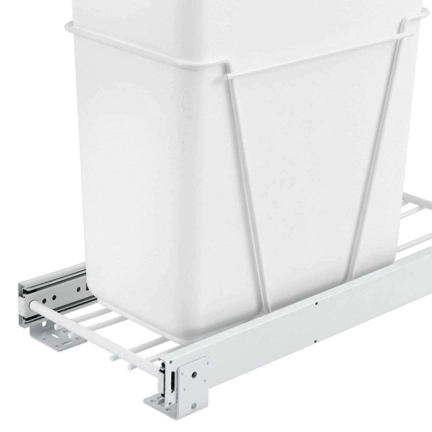 Rev-A-Shelf Single Pull-Out Cabinet Trash Can for Bottom Mount Kitchen