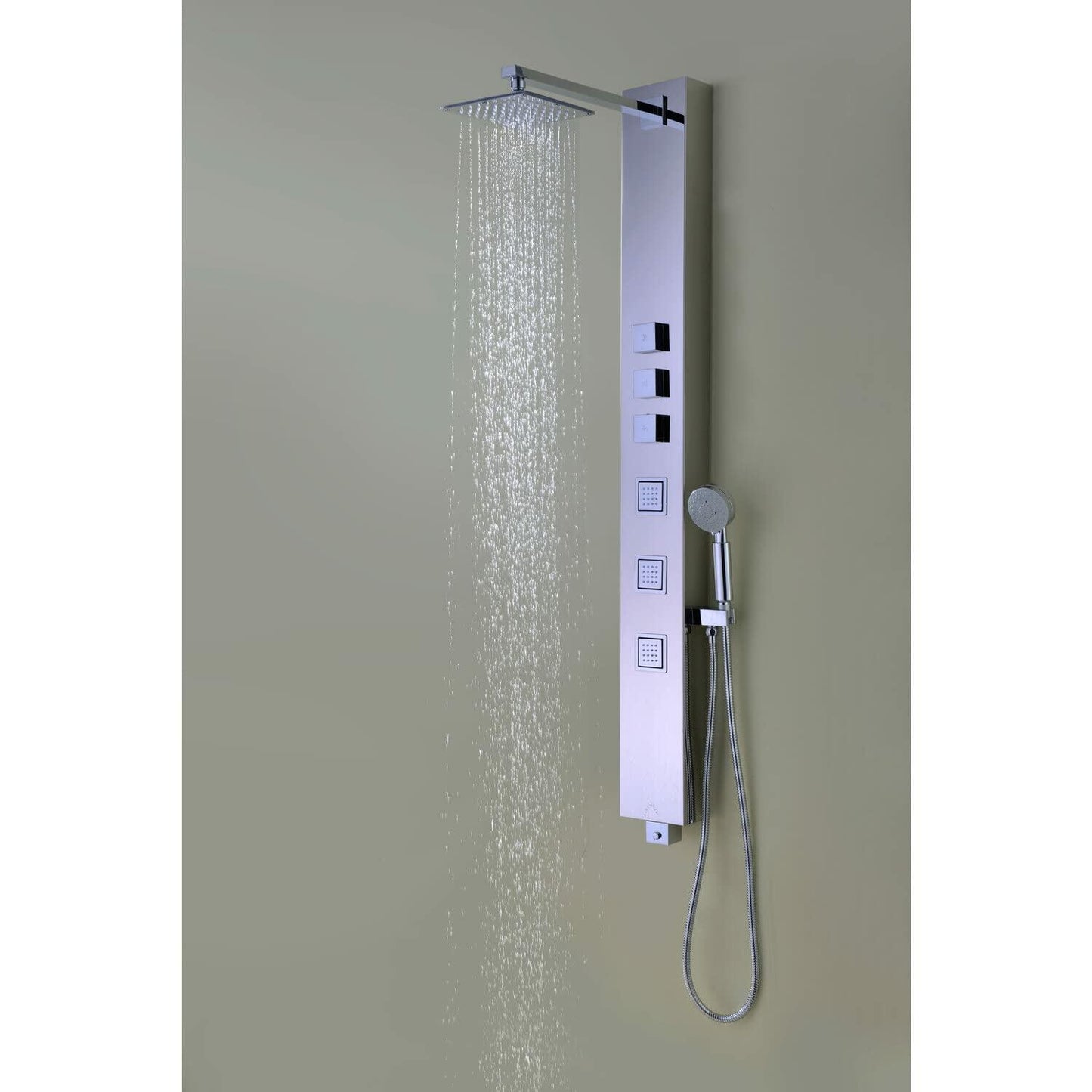 ANZZI Shower Head Panel 53", Tower System, Polished Chrome SS (SP-AZ015)