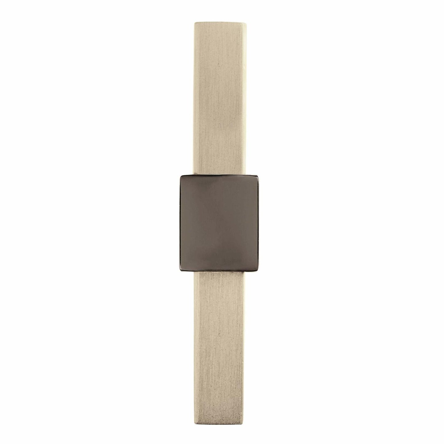 Amerock | Cabinet Knob Silver Champagne/Black Nickel 2-3/8 inch (60 mm) Mulino