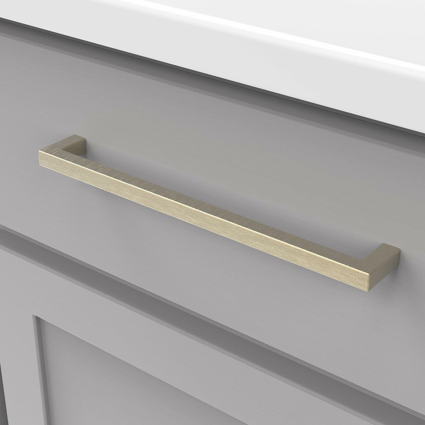 Hickory Hardware Solid Core Cabinet Pulls 8-13/16 Inch (224mm) Pack of 1