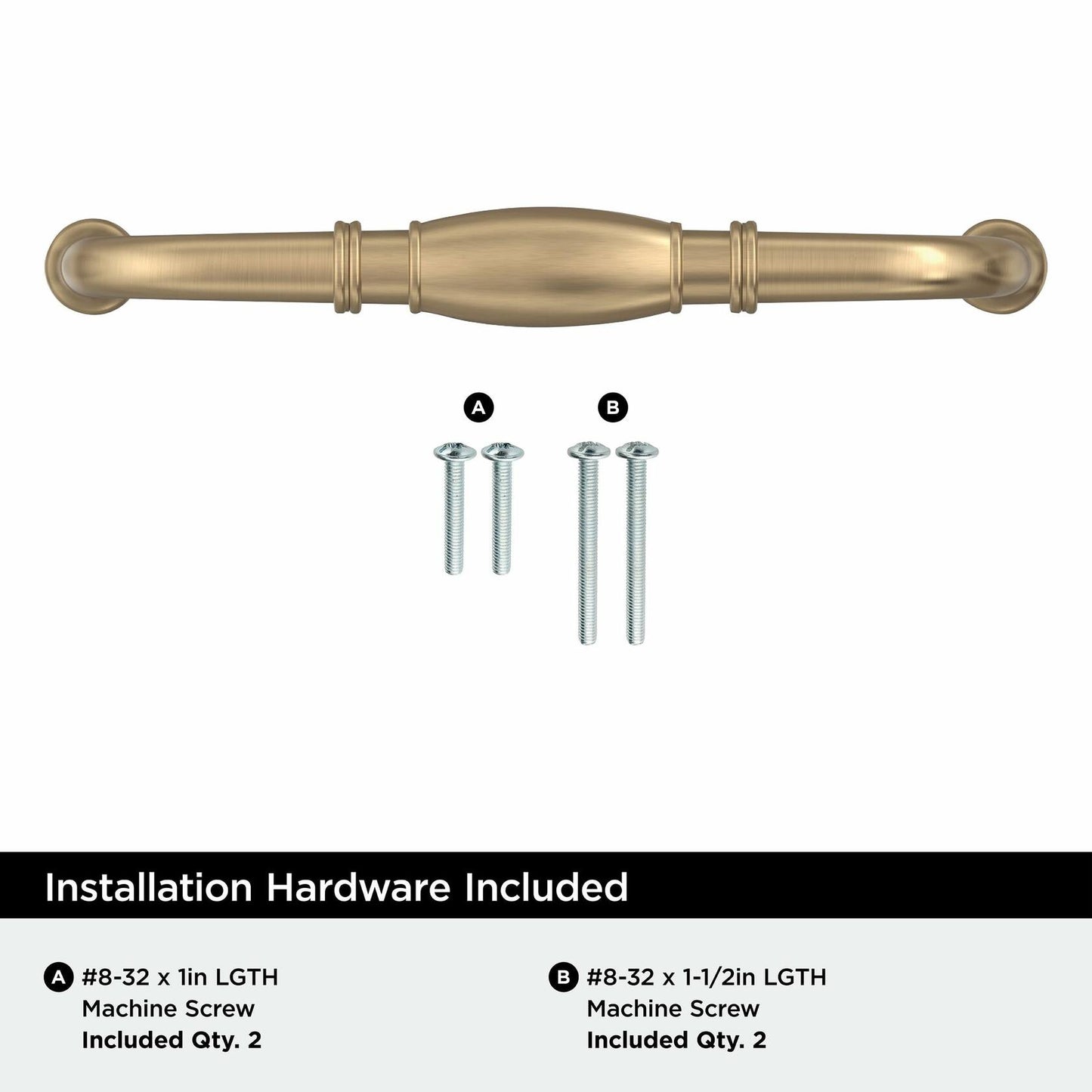 Amerock BP55244CZ Champagne Bronze Cabinet Pull 5-1/16 inch (128mm) Granby