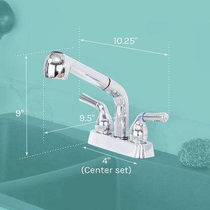 Tehila Chrome Finish Pull-Out Faucet - view 2