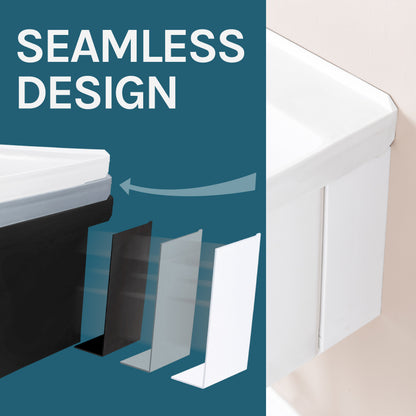 Tehila Standard Wall-Mounted White Utility Sink, Water Supply Lines Included - view 7