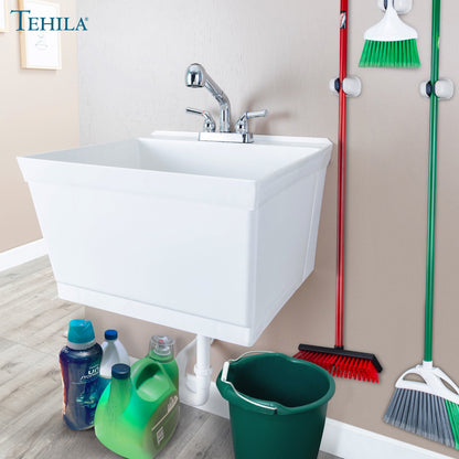 Tehila White Wall Mounting Kit for Tehila Standard Sinks - view 5