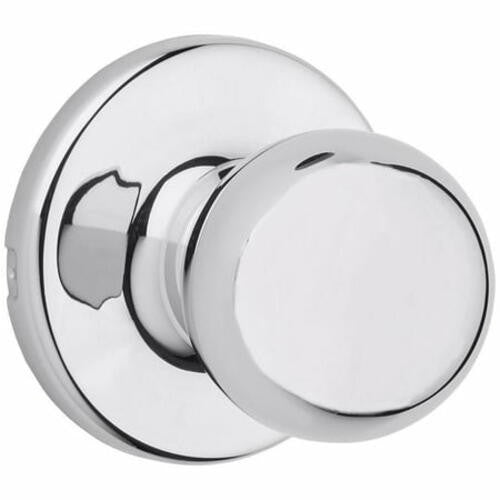 Kwikset 200P-26 6AL RCS Polo Passage Door Knob Set - Polished Chrome