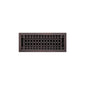 Signature Hardware-4"x12" Honeycomb Brass Floor Register-Bronze