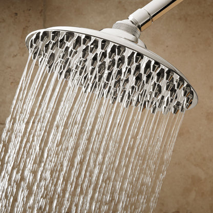 Signature Hardware 250948 8" Bostonian Single Function ShowerHead-Brushed Nickel