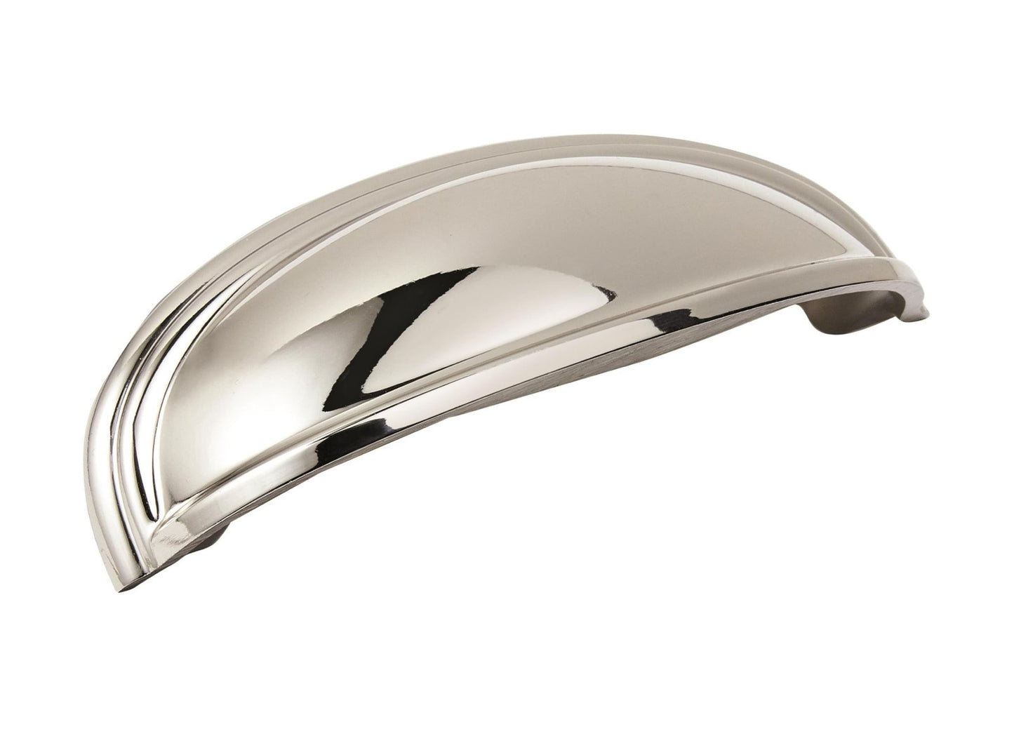Amerock BP36640PN Cabinet Cup Pull Polished Nickel 3"/4" C2C Ashby