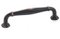 Emtek 86472US10B Blythe 4 in CT Pull, Oil Rubbed Bronze