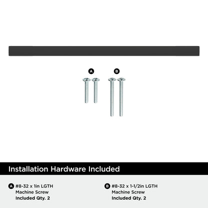 Amerock BP37132G10 Mariposa 5-1/16" C2C Handle Cabinet Pull-Brushed Satin Nickel