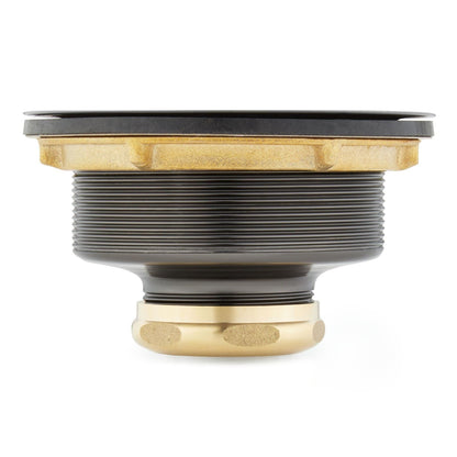 Signature Hardware SH171BG 4-1/2" Basket Strainer with Tailpiece - Brushed Gold