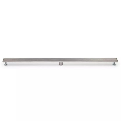 Signature Hardware - 28" Carmen Outdoor Linear Shower Drain Matte Black