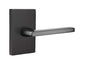 EMTEK Modern Rectangular Rosette Dummy - 5052HLOUS19 - Matte Black