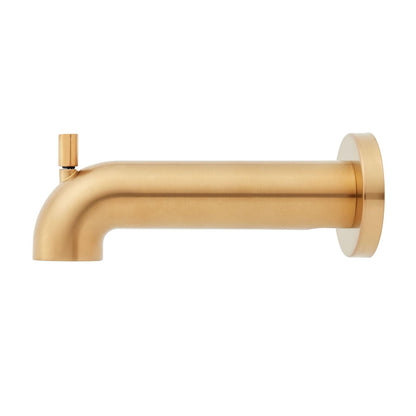 Signature Hardware SHTS73BG Lexia 6-7/8" Integrated Diverter Tub Spout Gold