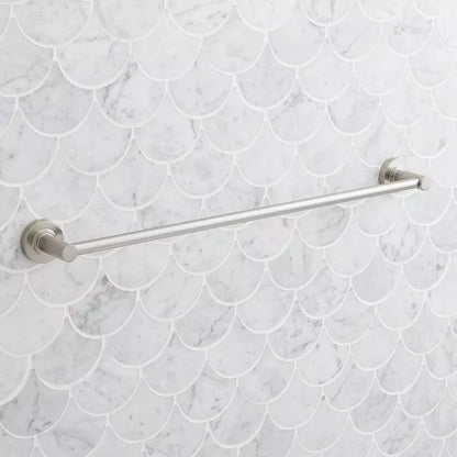 Signature Hardware-Lexia 24" Towel Bar-Brushed Nickel