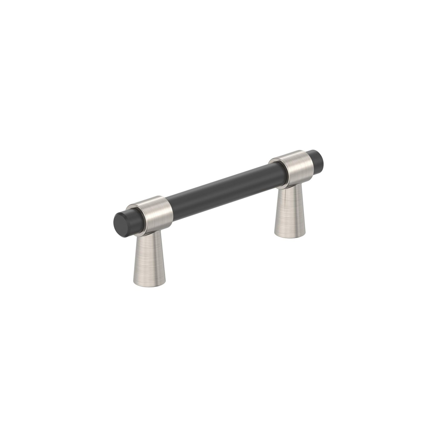 Amerock BP37385FBG10 Mergence 3" C2C Cabinet Pull Matte Black/Satin Nickel