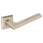 Baldwin 5162.056.PASS Solid Brass Passage Door Lever Satin Nickel - Adj Backset
