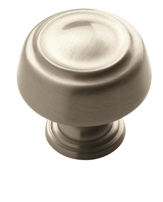 Amerock BP53700G10 Kane Cabinet Knob Satin Nickel 1-3/16" Diameter