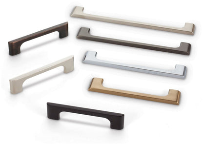 Jeffrey Alexander 286-224SN Leyton Cabinet Pull 8-13/16" C2C, Satin Nickel