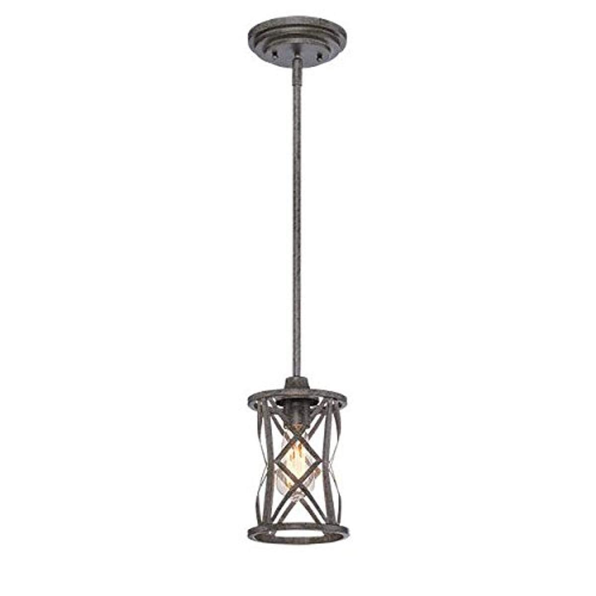 Millennium 2171-AS One Light Mini Pendant, Pwt, Nckl, B/S, Slvr