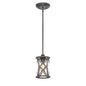 Millennium 2171-AS One Light Mini Pendant, Pwt, Nckl, B/S, Slvr