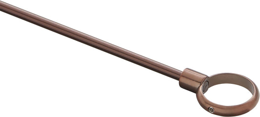 Signature Hardware 466803 60" x 48" Corner Brass Shower Rod - Matte Black