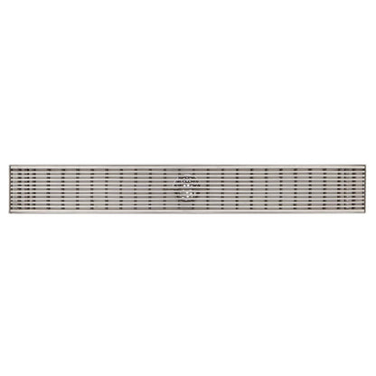 SH 443308 Carmen 60" Linear Shower Drain with Flange - Matte Black