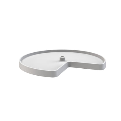 REV-A-SHELF Polymer Kidney-Shaped Lazy Susan Shelf for Corner Base Cabinets