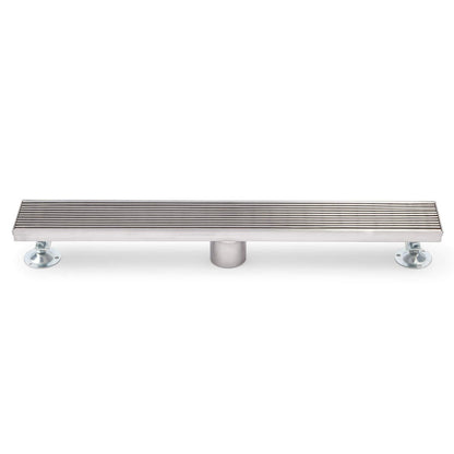 SH 443308 Carmen 60" Linear Shower Drain with Flange - Matte Black