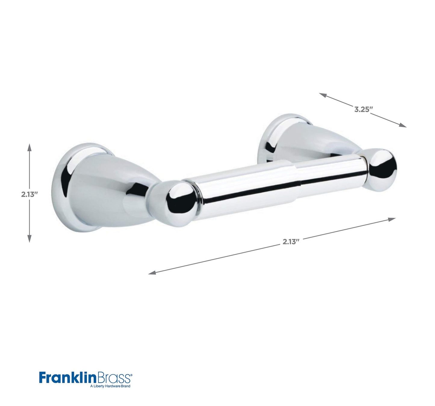 Franklin Brass Kinla Toilet Paper Holder Polished ChromeTissue Roll Holder