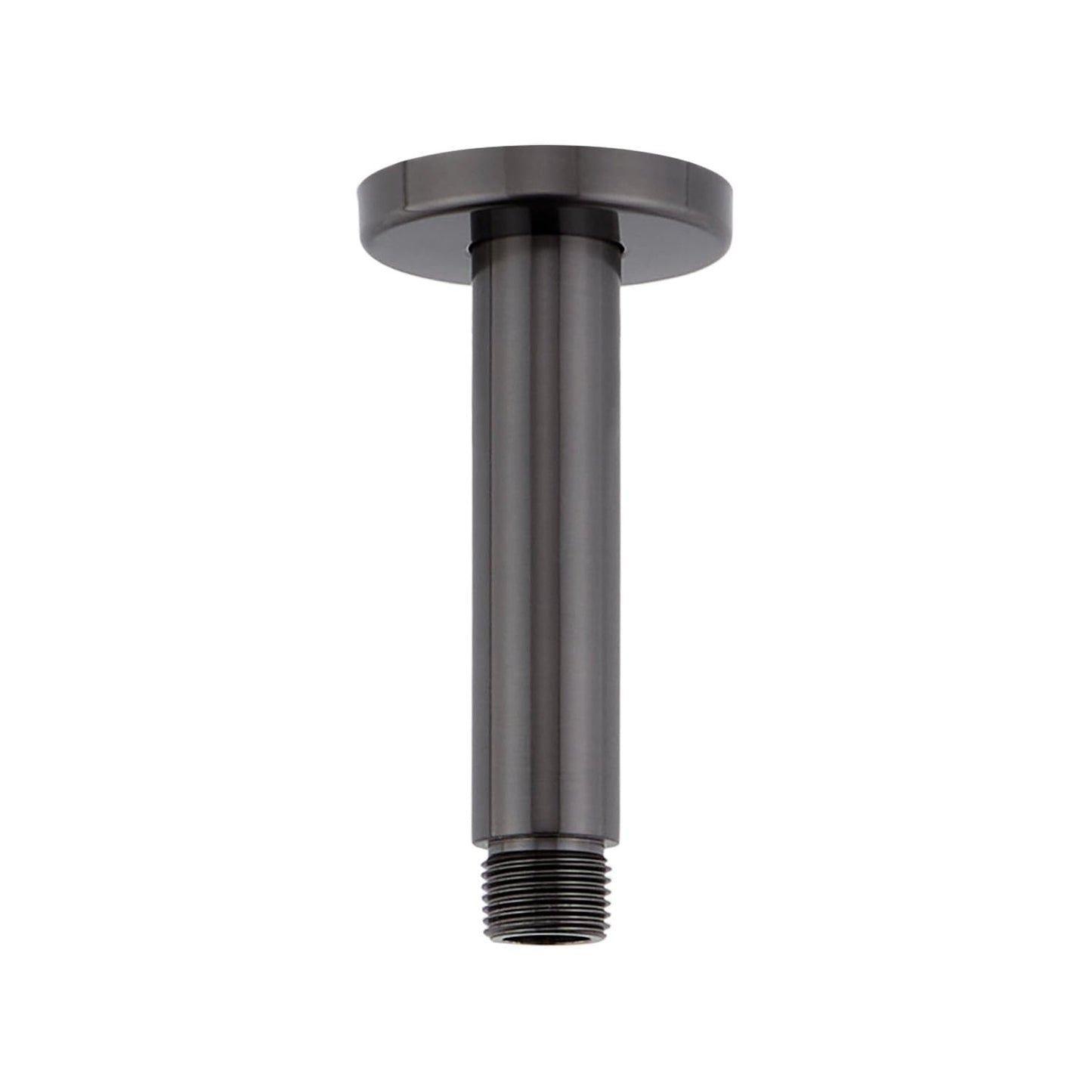 Signature Hardware SHRSC40SZBN 4" Square Ceiling Mounted Shower Arm & Flange BN