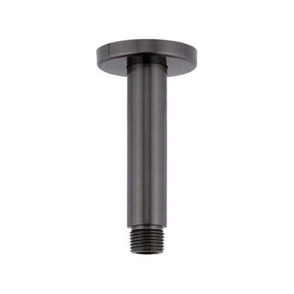 Signature Hardware SHRSC40SZBN 4" Square Ceiling Mounted Shower Arm & Flange BN