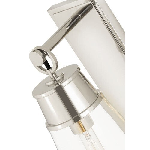 Z-Lite Wentworth 16" 1-Light Wall Sconce - 120V - Polished Nickel